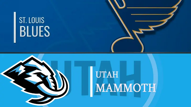 Сент-Луис Блюз - Юта Мамонт 24.10.2025: прямая трансляция и запись матча НХЛ | Cезон 2025/26