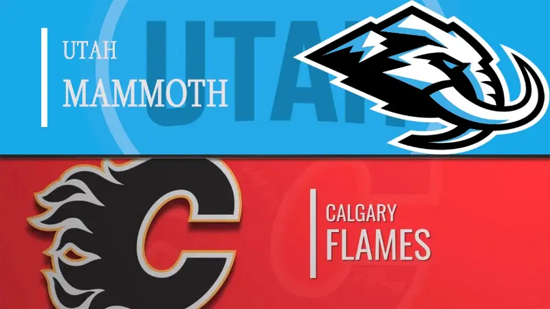 Юта Мамонт - Калгари Флэймз 16.10.2025: прямая трансляция и запись матча НХЛ | Cезон 2025/26