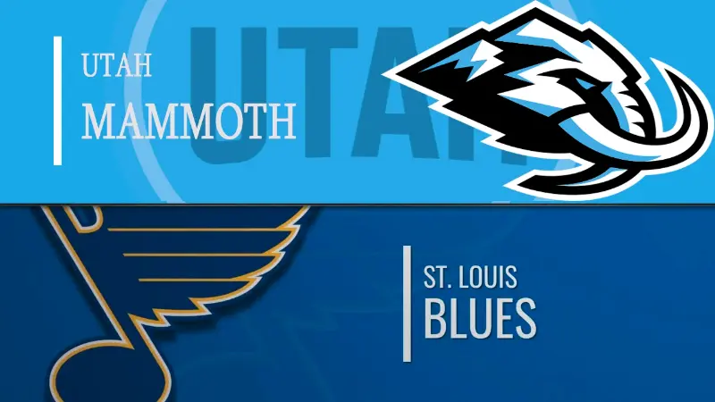 Юта Мамонт - Сент-Луис Блюз 10.01.2026: прямая трансляция и запись матчей НХЛ | Cезон 2025/26