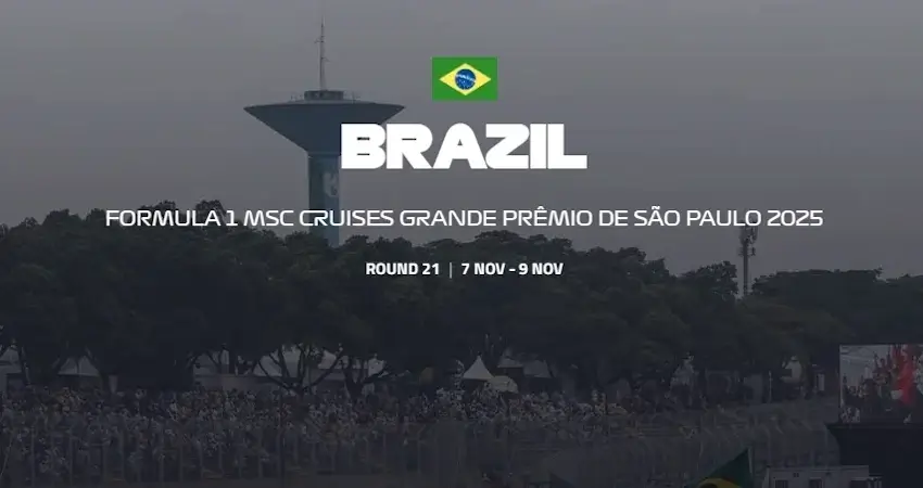 Формула 1 Гран-при Сан-Паулу 2025,Гонка, 09.11.2025: прямая трансляция и запись | F1 2025