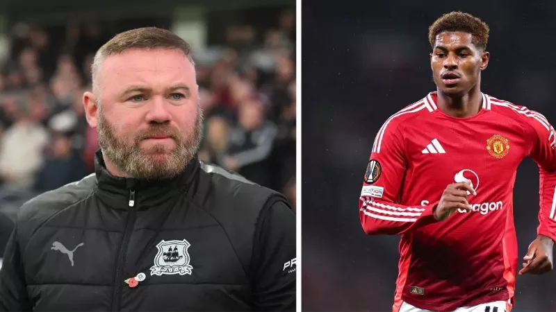 Уэйн Руни делал неоднозначное заявление о Маркусе Рашфорде, когда заметил его на тренировке «Манчестер Юнайтед».