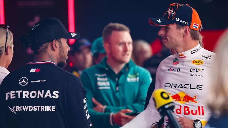 «Отличная гонка, поздравляю», - Льюис Хэмилтон поздравил Макса Ферстаппена в своем посте в социальных сетях после Гран-при Бразилии в Формуле-1