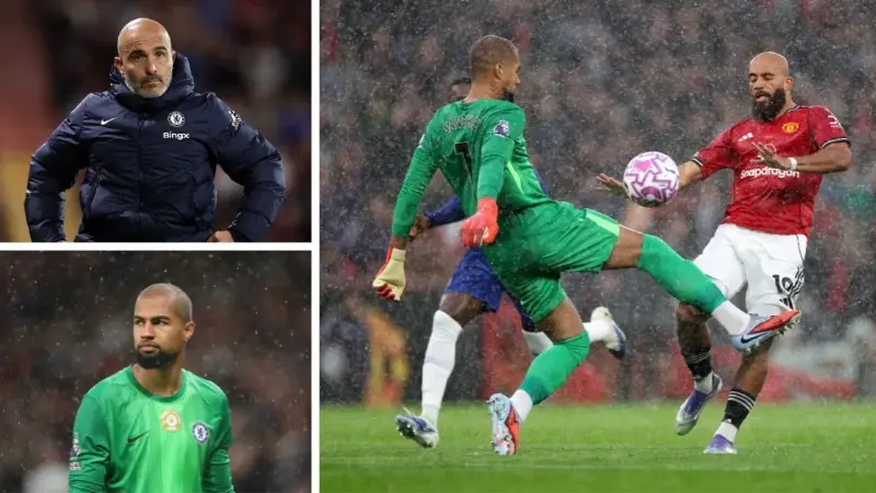 «Он сделал то же самое и после игры», — тренер «Челси» Энцо Мареска рассказал, что сделал Роберт Санчес после раннего удаления в матче с «Манчестер Юнайтед».