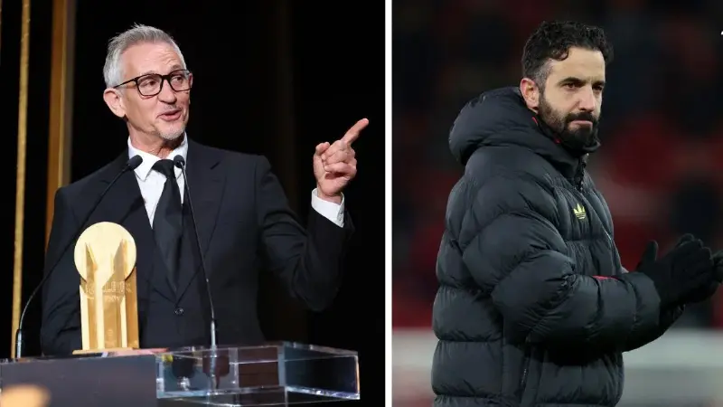 «Он нанес колоссальный вред», — Гари Линекер в шутку заявил, что звезда «Манчестер Юнайтед» должна «засудить» Рубена Аморима за ущерб карьере