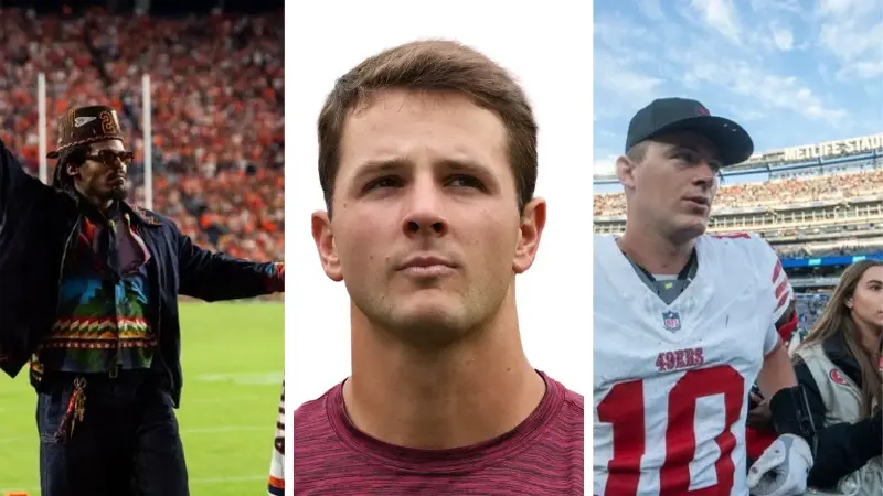 «История имеет свойство повторяться», - Кэм Ньютон бьет тревогу по поводу Брока Парди на фоне того, как Мак Джонс находит свою игру в «Сан-Франциско Форти Найнерс» Кайла Шэнахэна.