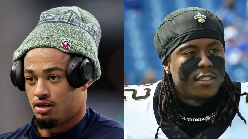 Джэксон Смит-Нджигба отреагировал на приобретение «Сиэтл Сихокс» Рашида Шахида у «Нью-Орлеан Сэйнтс» в преддверии дедлайна обменов.