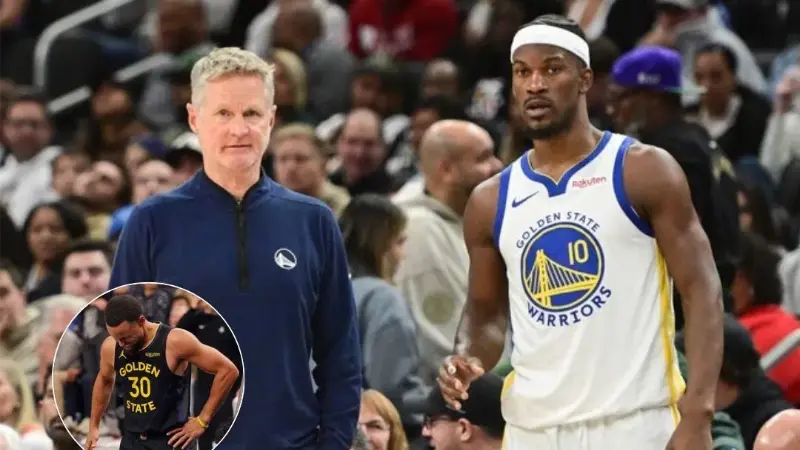 Травма Джимми Батлера потрясла «Уорриорз»: Стив Керр сообщил тревожные новости на фоне отсутствия Стефа Карри.