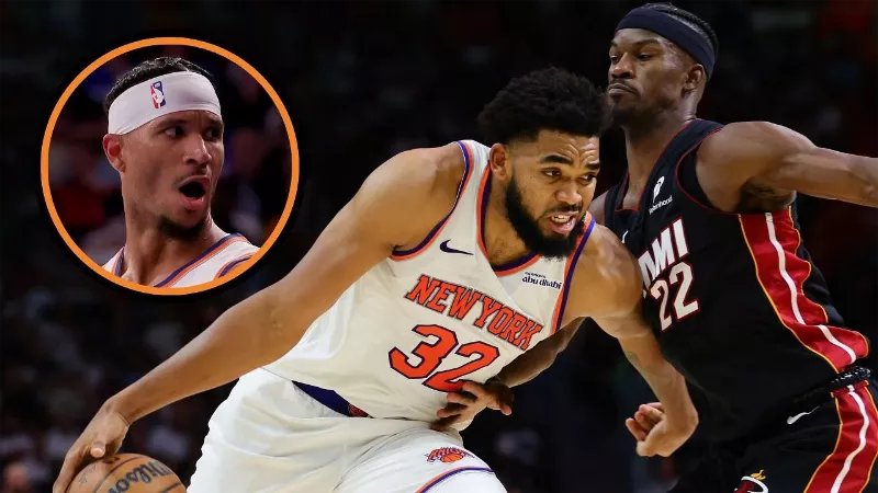 Джош Харт одним словом отреагировал на 44-очковое шоу Карла-Энтони Таунса против «Майами Хит».