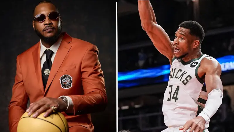 «Поработаем», - Кармело Энтони согласился стать наставником Янниса Адетокунбо в его погоне за вторым чемпионским титулом.