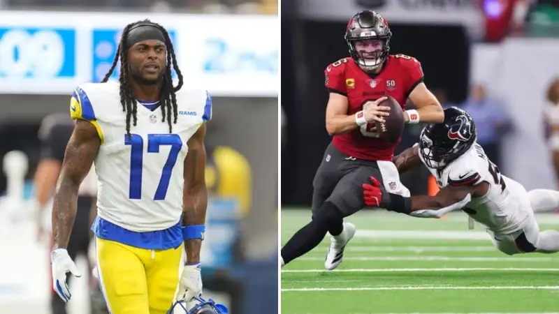 «Он был похож на Тома Брэди», - Даванте Адамс откровенно высказался об эмоциональной перепалке между Бейкером Мэйфилдом и Си Джеем Гарднер-Джонсоном.