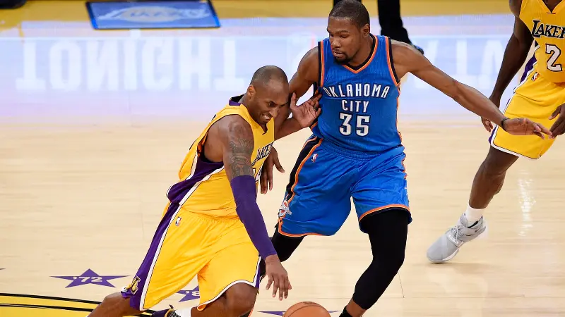 «Мамба — один из моих кумиров», - Кевин Дюрант заставил замолчать критика, указав на своё снайперское превосходство в очных встречах с Коби Брайантом.