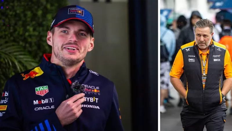 «Как ты говорил раньше, я мог выигрывать только на самой быстрой машине!», - Макс Ферстаппен не упустил возможности подшутить над руководителем McLaren