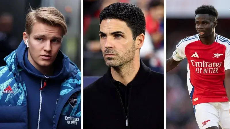 Микель Артета предоставил свежую информацию о физическом состоянии Букайо Сака и Мартина Эдегора в преддверии матча «Арсенала» против «Ньюкасла».