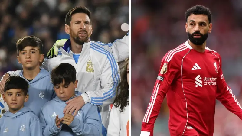 Мохамед Салах составил рейтинг величайших левоногих игроков и принял решение, когда его попросили выбрать между Лионелем Месси и им самим.