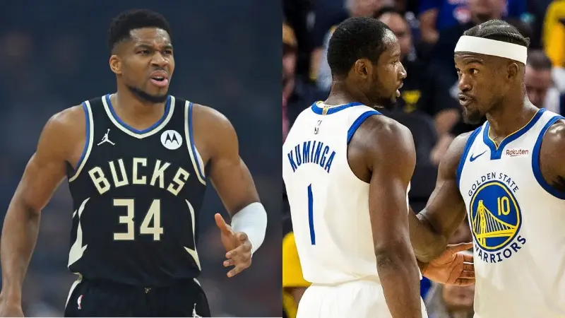 Слухи об обменах в НБА: в проекте сделки «Голден Стэйт Уорриорз» отдают Джимми Батлера, Джонатана Кумингу и все будущие пики за Янниса Адетокумбо.