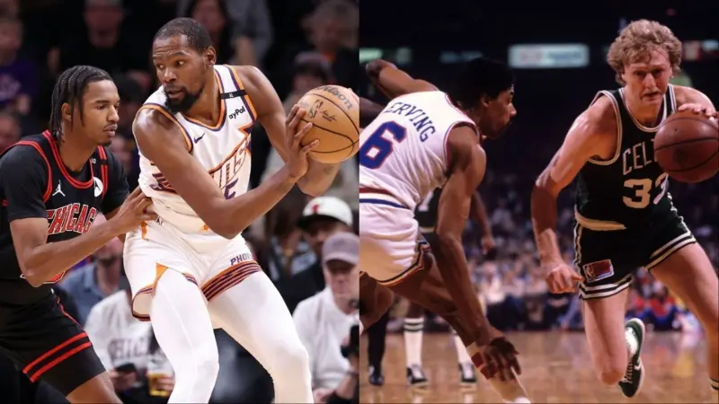 «Здесь даже близко нет сравнения», — ветеран НБА поставил Кевина Дюранта намного выше Ларри Бёрда, заявив, что тот набирал бы в среднем по пятьдесят очков за игру.