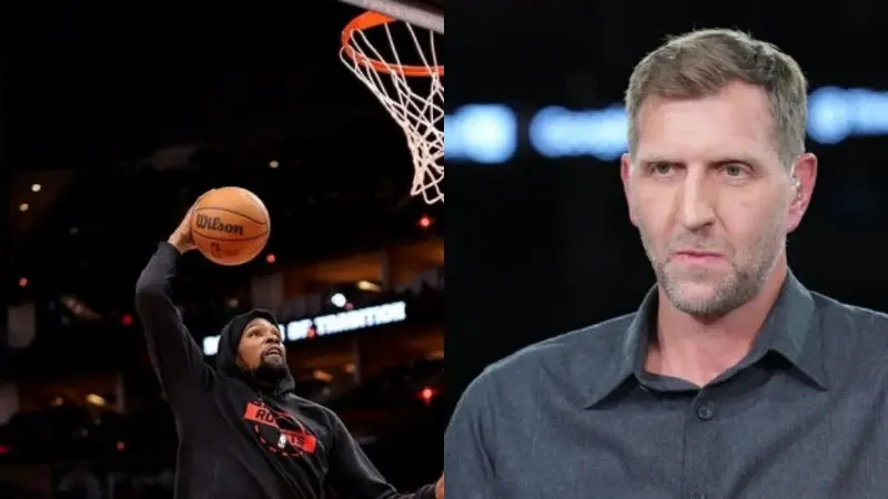 «Не слишком счастлив», - Дирк Новицки отдал должное Кевину Дюранту после того, как звезда «Хьюстон Рокетс» обошел его в списке лучших бомбардиров в истории НБА.