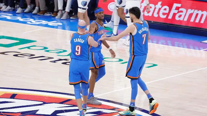 Отчёт о травмах «Оклахома-Сити Тандер»: Алекс Карузо выбыл, последняя информация о Джейлене Уильямсе. 8 игроков в списке травмированных перед противостоянием с «Пэйсерс».