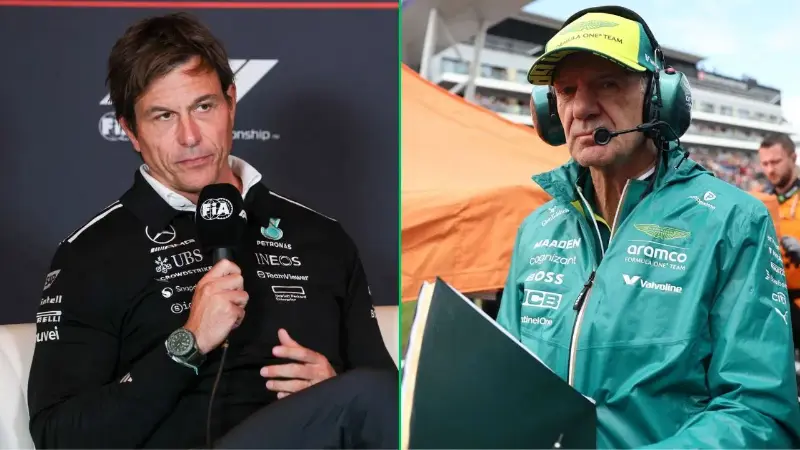 Тото Вольфф опасается «фактора Эдриана Ньюи» в Aston Martin, делая честное признание о перспективах Mercedes в 2026 году.