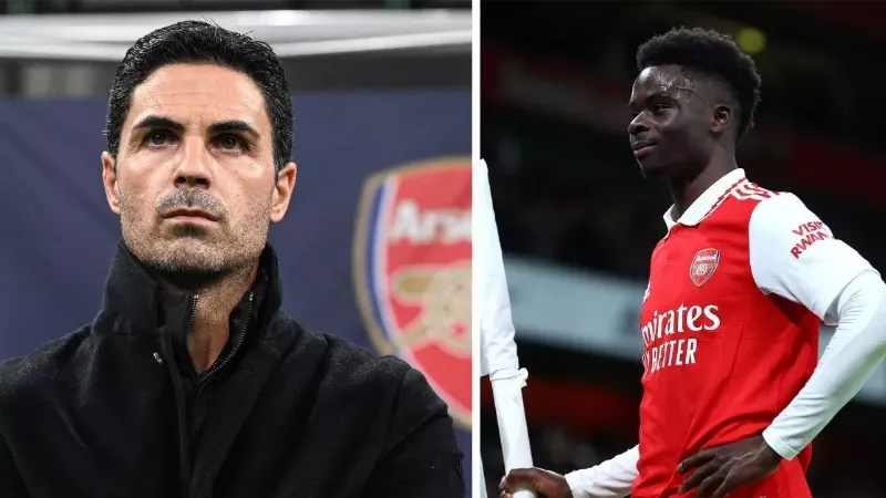 Главный тренер «Арсенала» Микель Артета призвал Букайо Сака предпринять неожиданные действия, чтобы ускорить восстановление от травмы подколенного сухожилия.