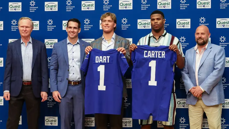 Топ-3 приоритета «Нью-Йорк Джайентс» на драфте 2026 года после дедлайна.