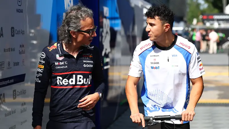 «Мы не рассматриваем это как конечную точку», - Мекис обозначил ожидания от Хаджара в Red Bull на 2026 год.